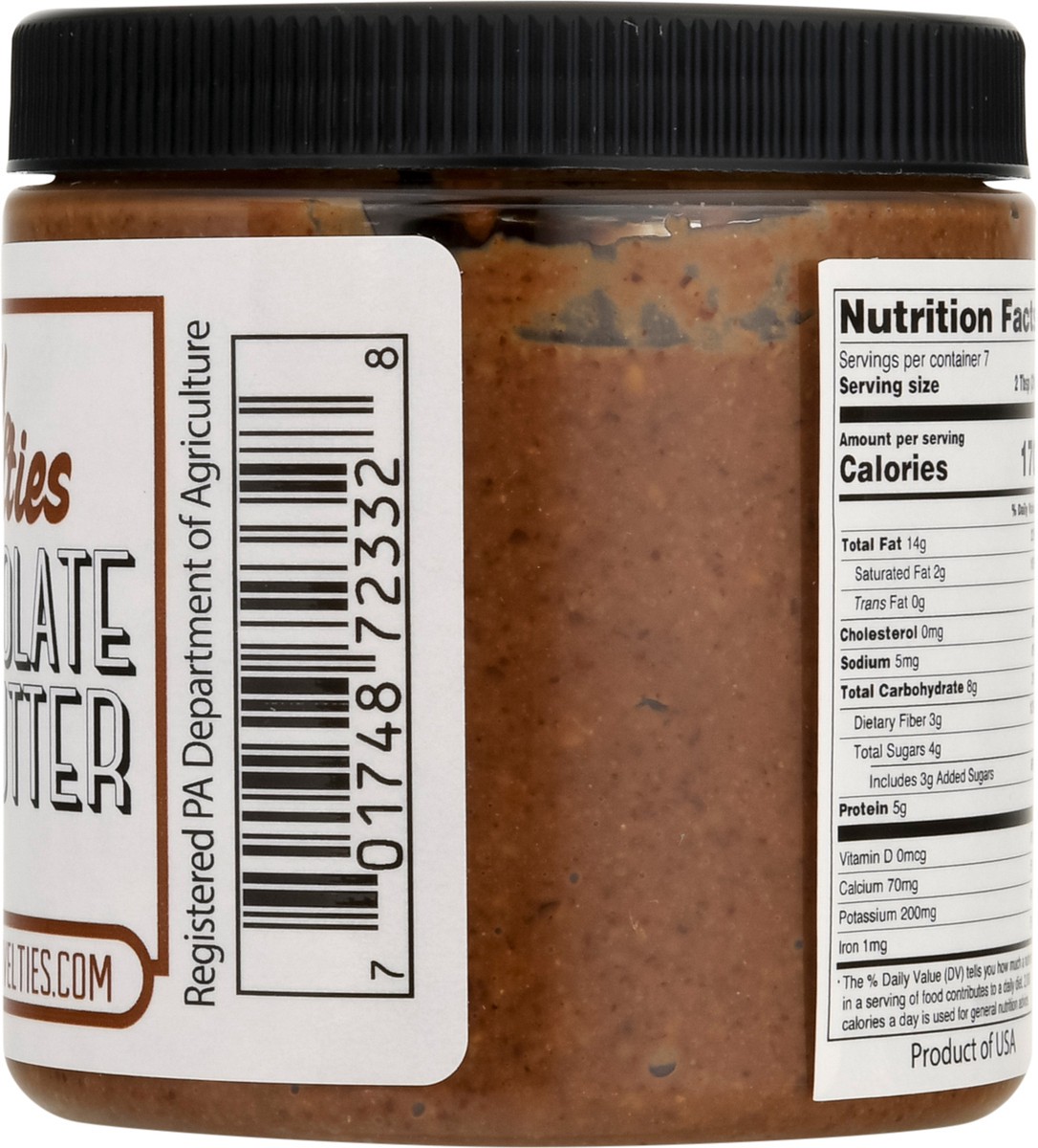 slide 7 of 9, Nutty Novelties Dark Chocolate Almond Butter 8 oz, 8 oz