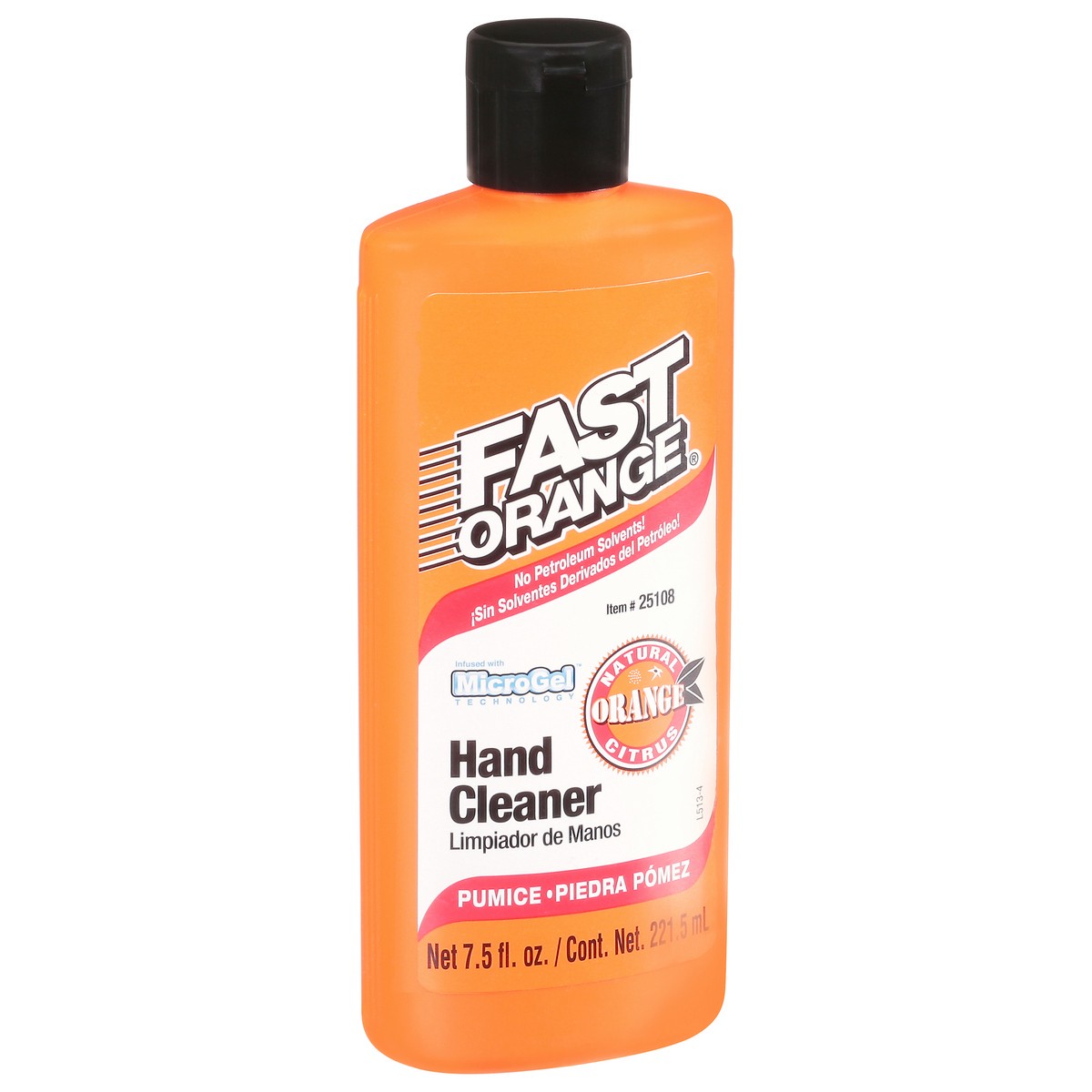 slide 4 of 13, Fast Orange Pumice Natural Orange Citrus Hand Cleaner 7.5 fl oz, 7.5 fl oz