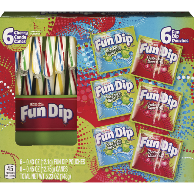 slide 1 of 1, Ferrara Pan Fun Dip Canes, 5.3 oz