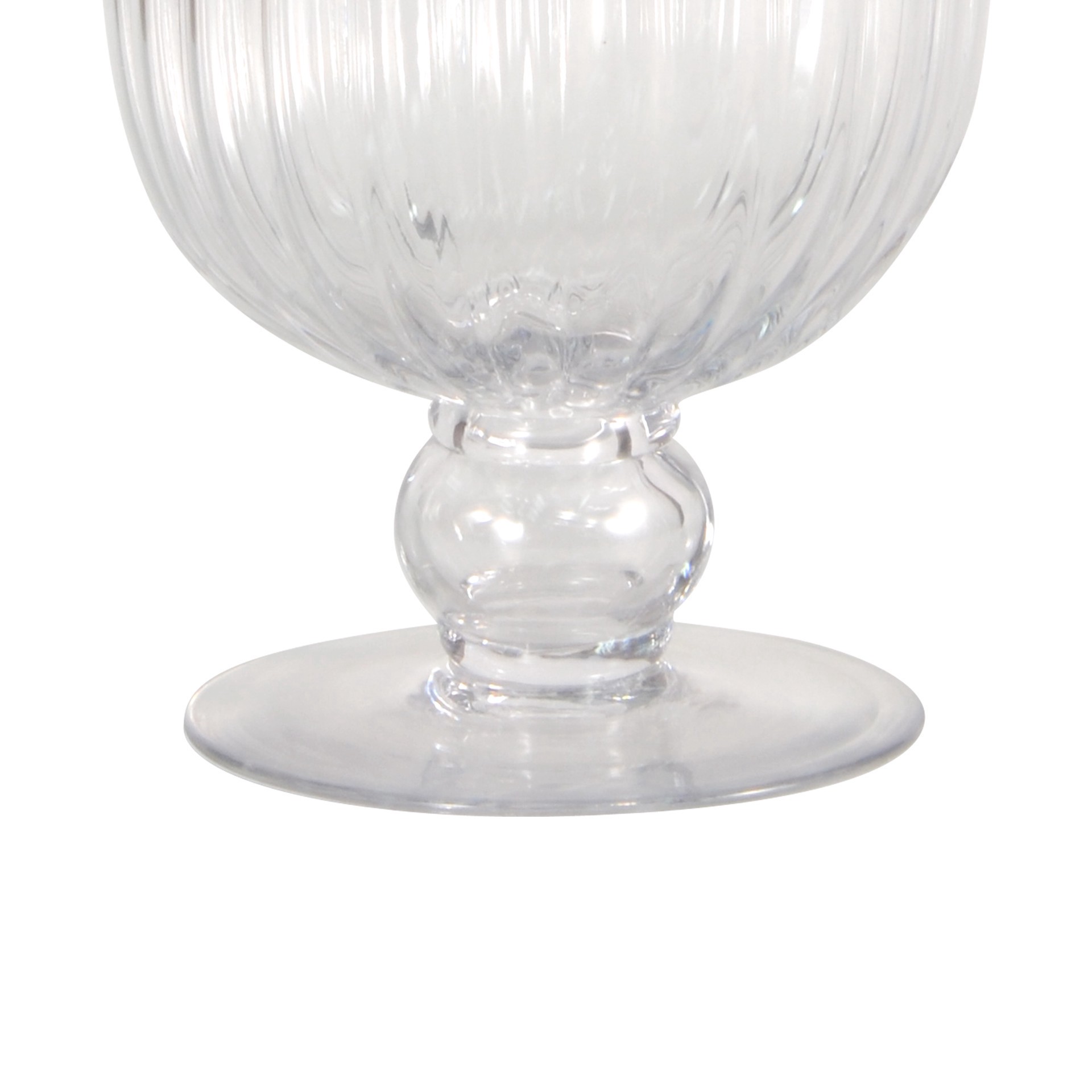 slide 4 of 4, 10" Fluted Glass Vase By Ashland, 10 in