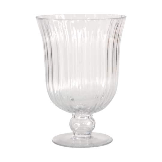 slide 1 of 4, 10" Fluted Glass Vase By Ashland, 10 in