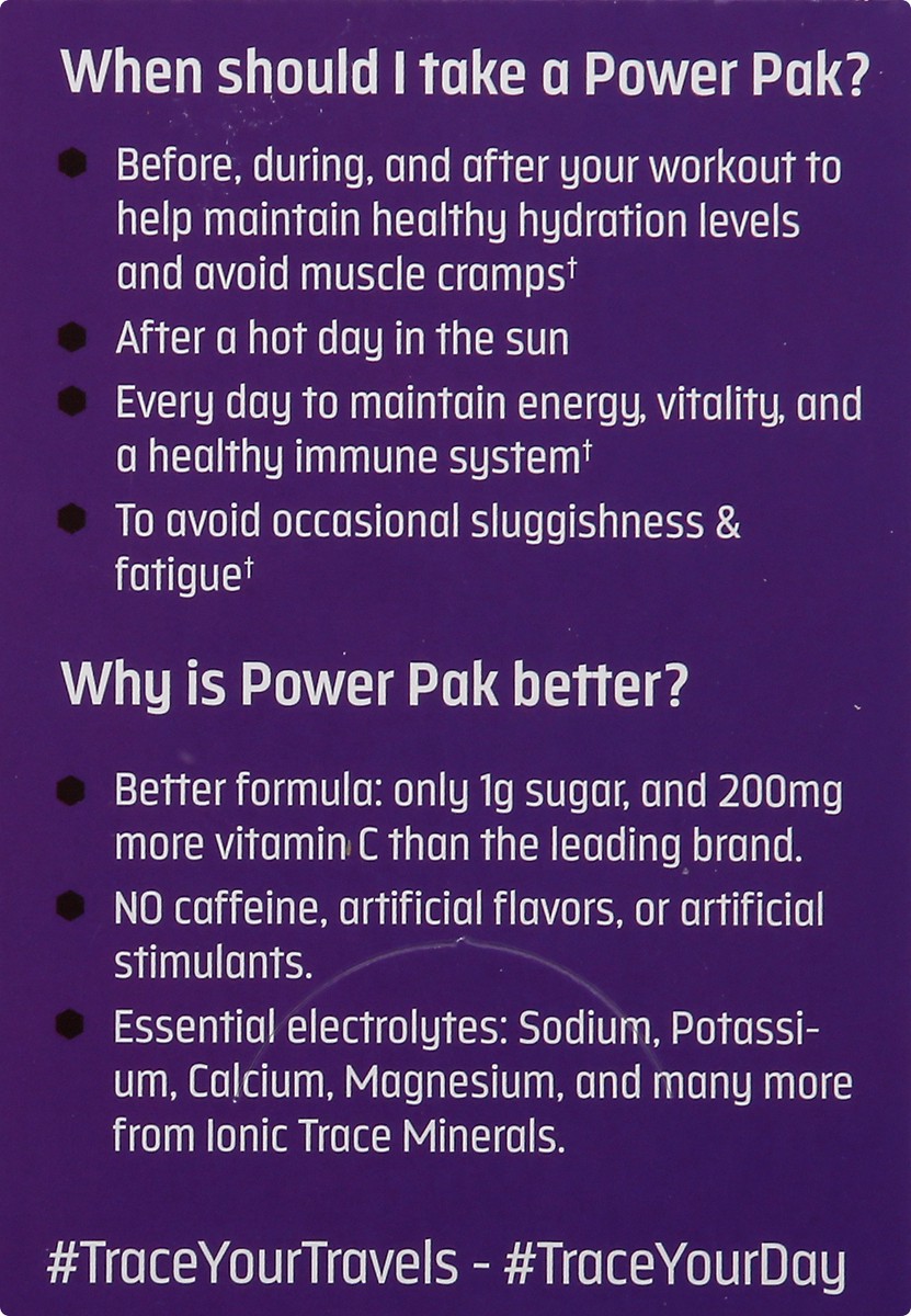 slide 6 of 9, Trace Power Pak Effervescent Concord Grape Electrolyte Stamina 0.19 oz, 0.19 oz