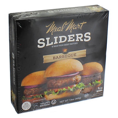 slide 1 of 1, Meal Mart Barbeque Sliders, 13 oz