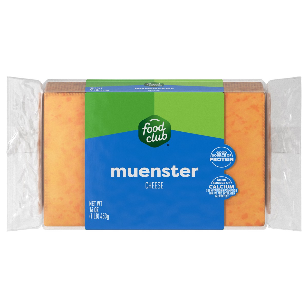 slide 2 of 4, Food Club Muenster Cheese 16 oz, 16 oz