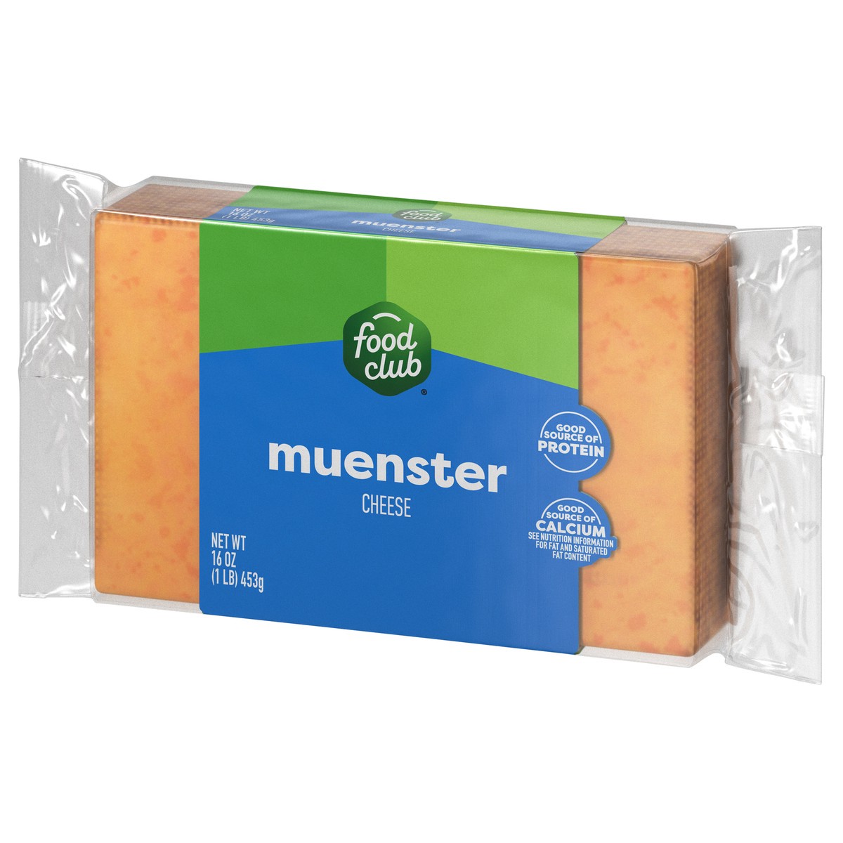slide 4 of 4, Food Club Muenster Cheese 16 oz, 16 oz