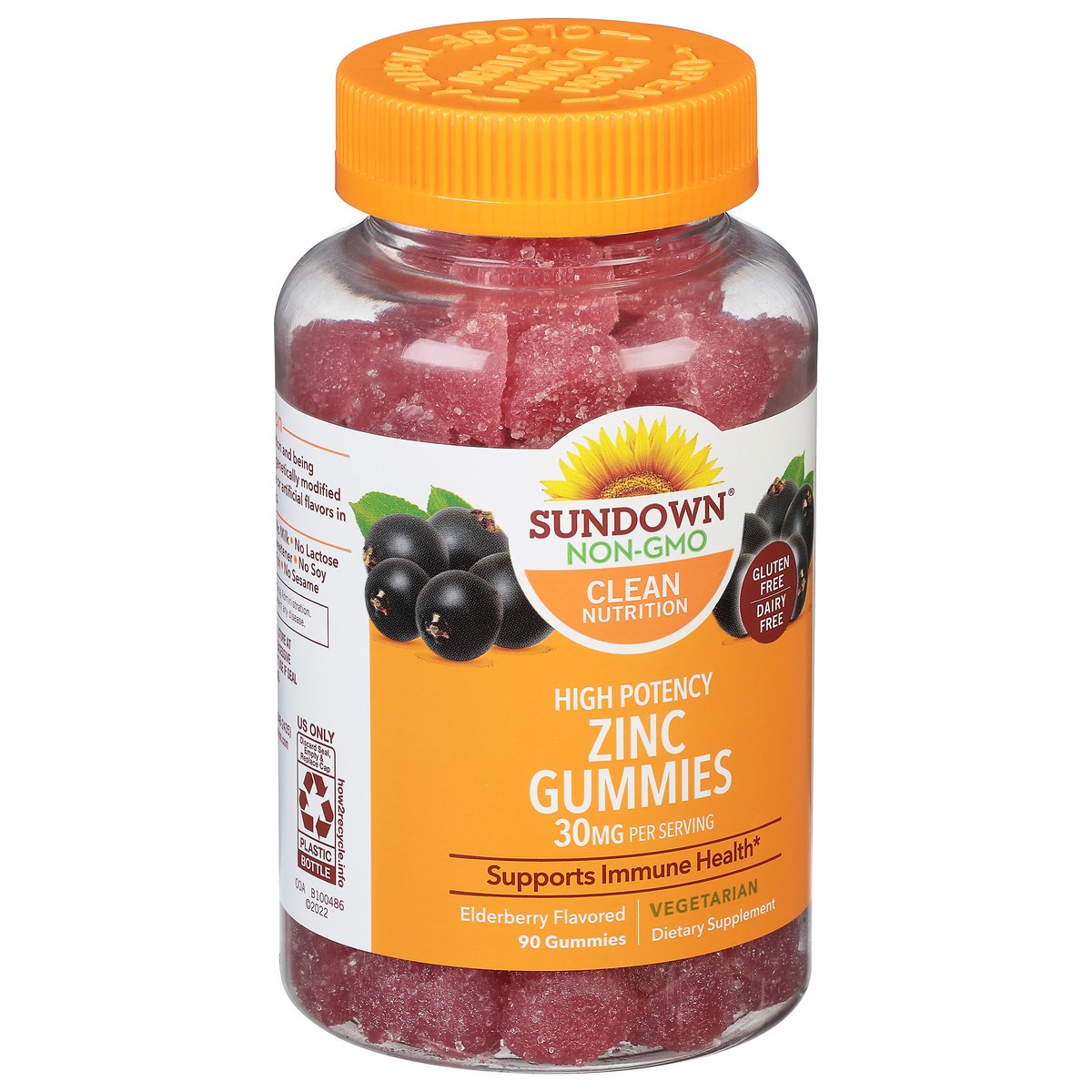 slide 3 of 9, Sundown Zinc Gummies, 90 ct
