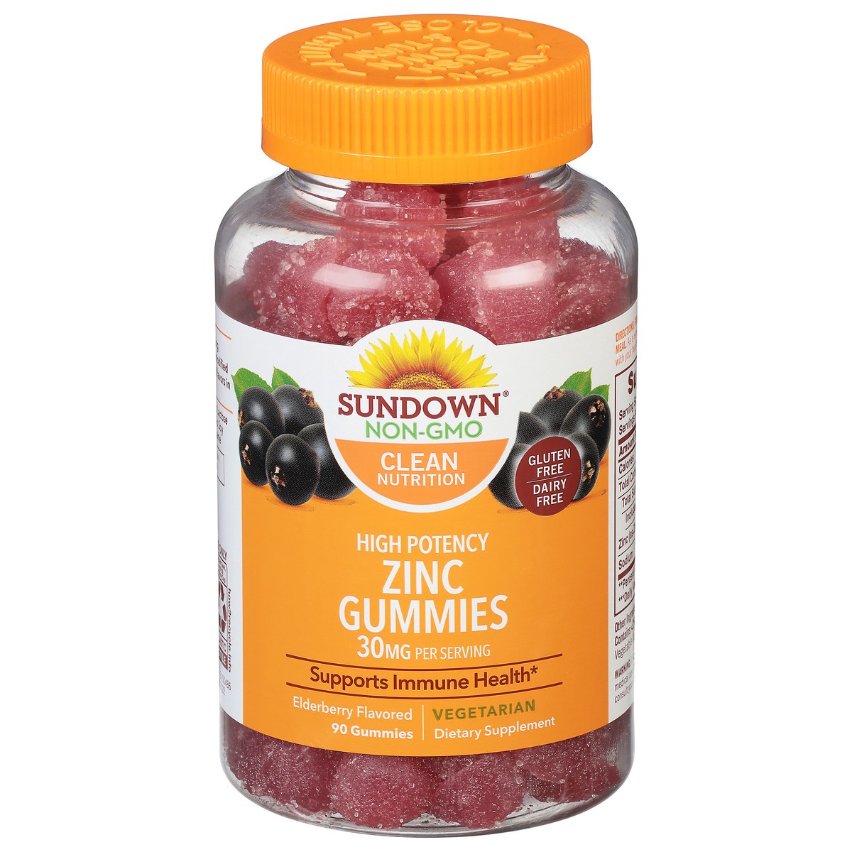 slide 1 of 9, Sundown Zinc Gummies, 90 ct