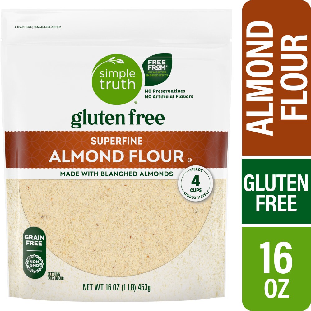 slide 1 of 4, Simple Truth Gluten-Free Superfine Almond Flour, 16 oz
