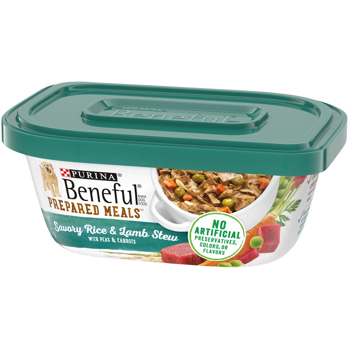 slide 6 of 9, Purina Beneful Prepared Meals Stew Recipes Wet Dog Food Lamb Stew - 10oz, 10 oz