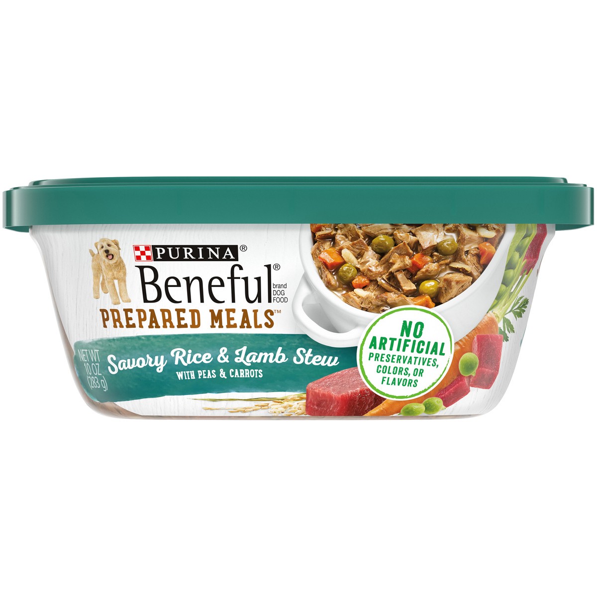 slide 8 of 9, Purina Beneful Prepared Meals Stew Recipes Wet Dog Food Lamb Stew - 10oz, 10 oz