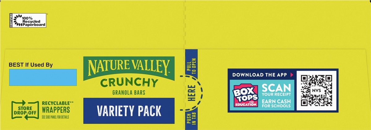 slide 4 of 13, Nature Valley Crunchy Granola Bars, Variety Pack, 24 Bars, 17.88 OZ (12 Pouches), 12 ct