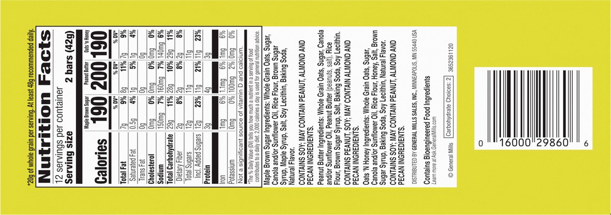 slide 2 of 13, Nature Valley Crunchy Granola Bars, Variety Pack, 24 Bars, 17.88 OZ (12 Pouches), 12 ct