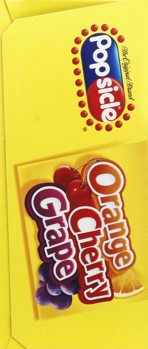 slide 2 of 4, Popsicle Ice Pops Orange Cherry Grape, 20 ct