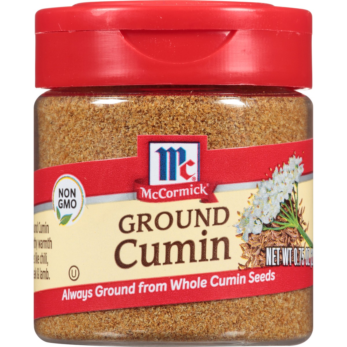 slide 1 of 6, McCormick Ground Cumin 0.75 oz. Shaker, 0.75 oz