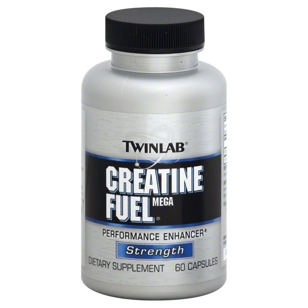 slide 1 of 1, Twinlab Strength Mega Creatine Fuel Capsules, 1 ct