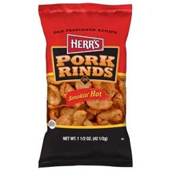 Herr's Pork Rinds, Smoked Hot