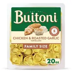 Buitoni Chicken and Roasted Garlic Tortelloni, Refrigerated Pasta, 20 oz Family Size Package