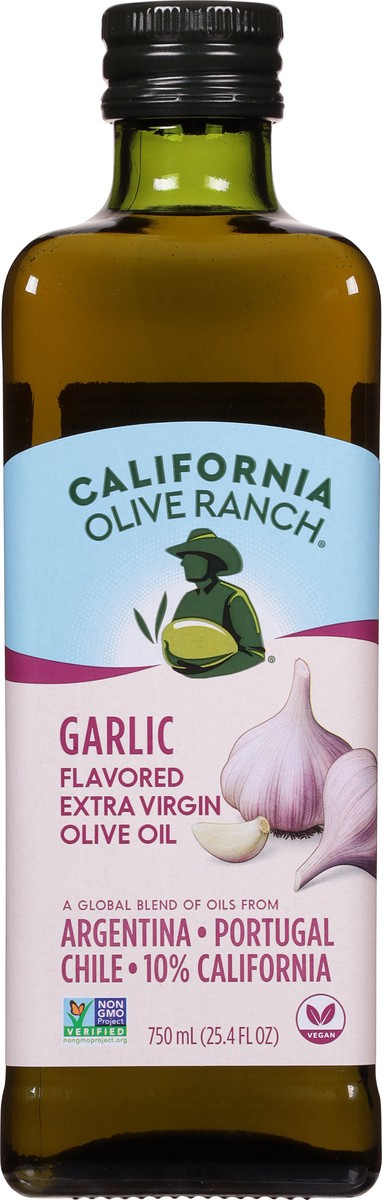 slide 6 of 13, California Olive Ranch Extra Virgin Garlic Flavored Olive Oil 25.4 fl oz, 25.4 fl oz