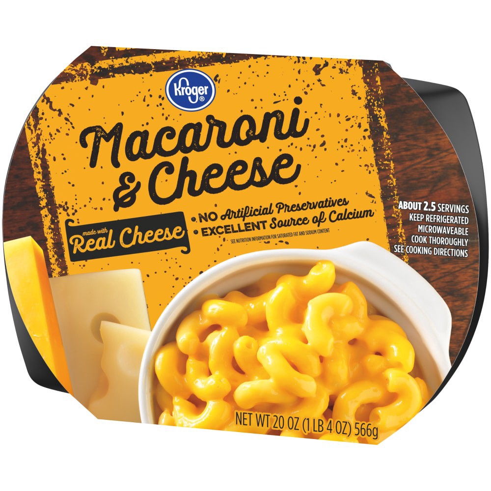 slide 3 of 6, Kroger Macaroni & Cheese, 20 oz