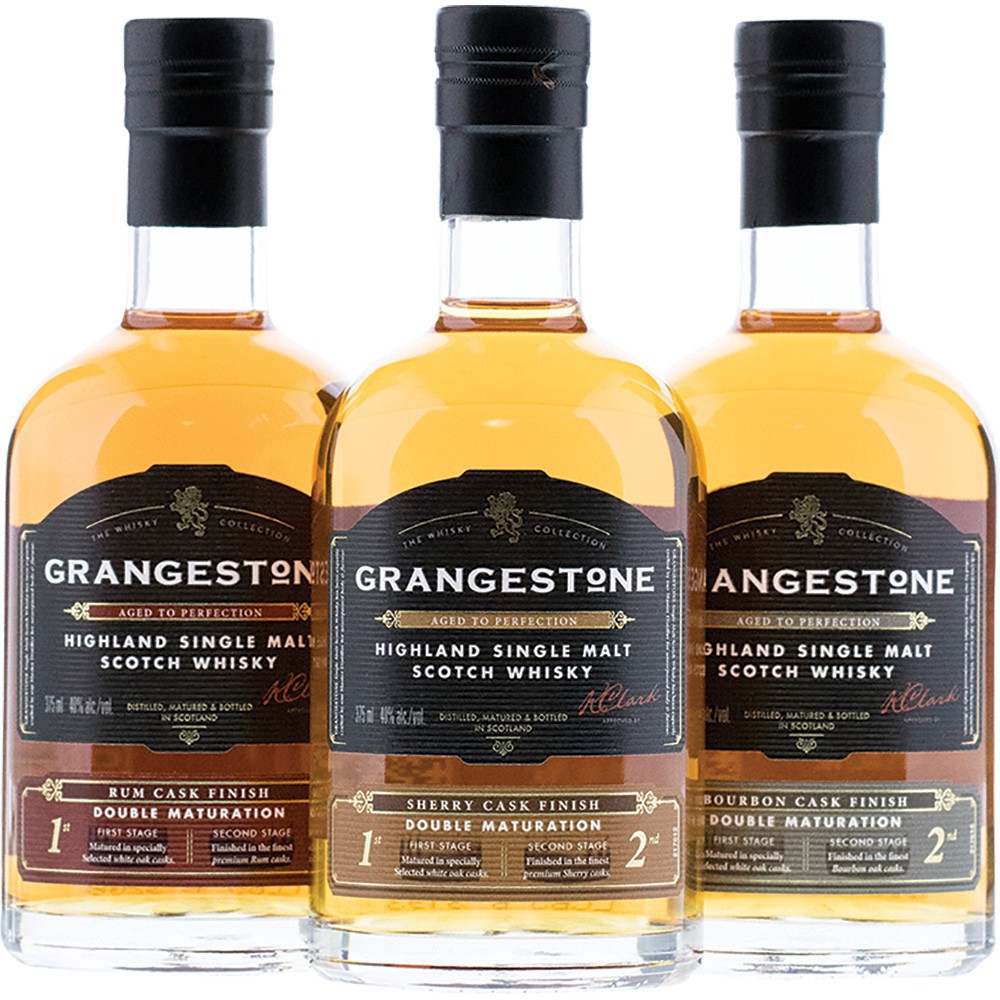 slide 1 of 1, Grangestone Single Malt Gift Pack, 3 ct; 375 ml