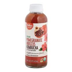 Raley's Purely Made Organic Pomegranate Hibiscus Kombucha 16 Oz