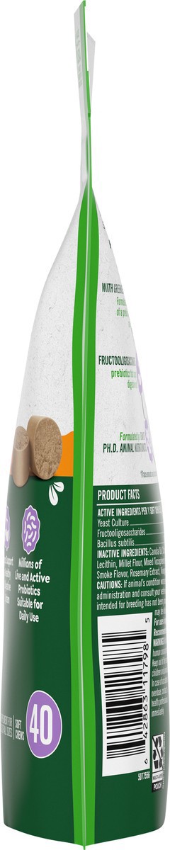 slide 4 of 13, Greenies Digestive Health Chicken Flavored Supplements 40 ea, 7.8 oz
