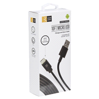 slide 4 of 29, Case Logic Black Micro USB Cable, 10 ft