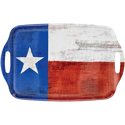 slide 1 of 1, Haven & Key Texas Flag Melamine Serve Tray, 19 in