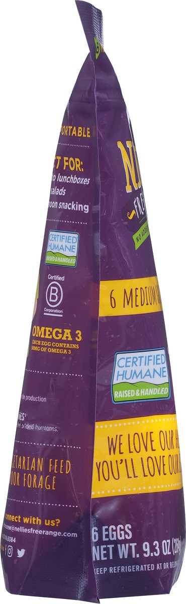 slide 3 of 13, Nellie's Free Range Hard-Boiled Eggs Medium 6 ea, 6 ct