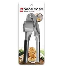 Bene Casa Garlic Press Fine Nickel Finish