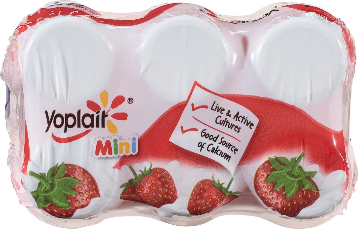 slide 12 of 14, Yoplait Strawberry Smoothie Mini 6 - 3 fl oz Bottles, 6 ct
