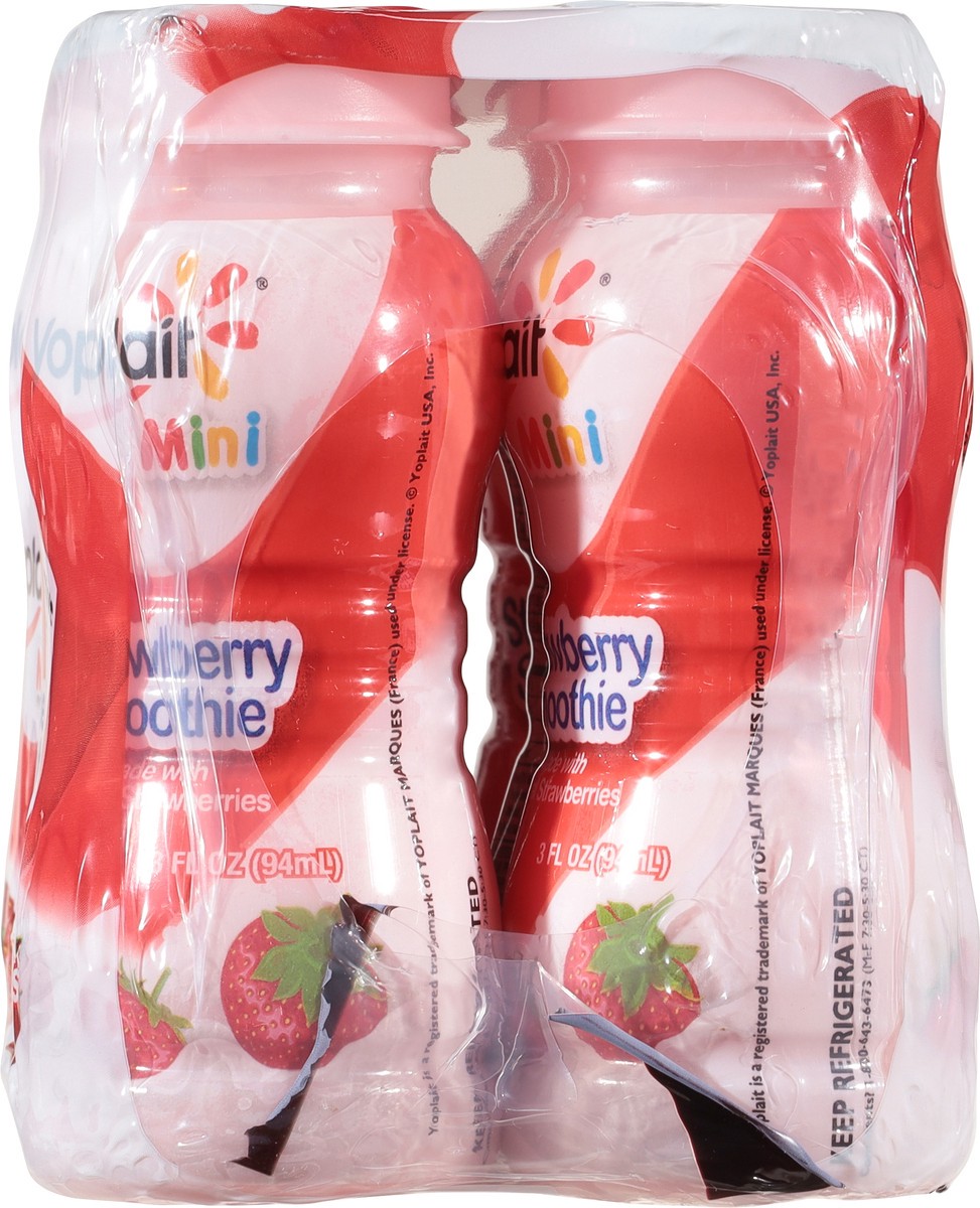 slide 3 of 14, Yoplait Strawberry Smoothie Mini 6 - 3 fl oz Bottles, 6 ct