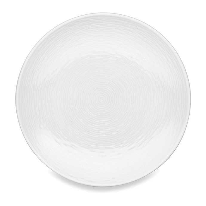 slide 1 of 2, Noritake White on White Swirl Round Salad Plate, 1 ct