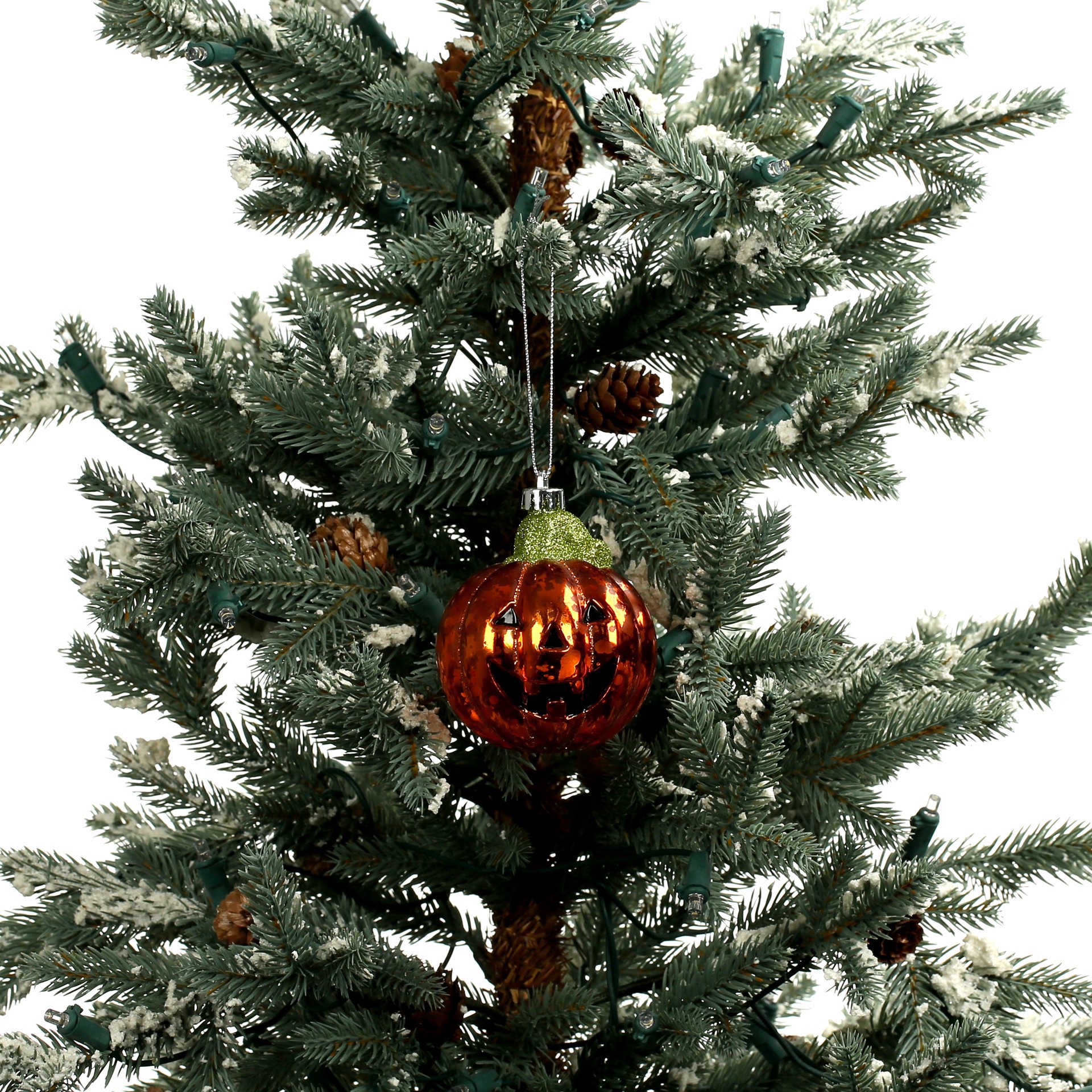 slide 2 of 3, 3.5" Orange Pumpkin Ornament By Ashland, 3.58 in