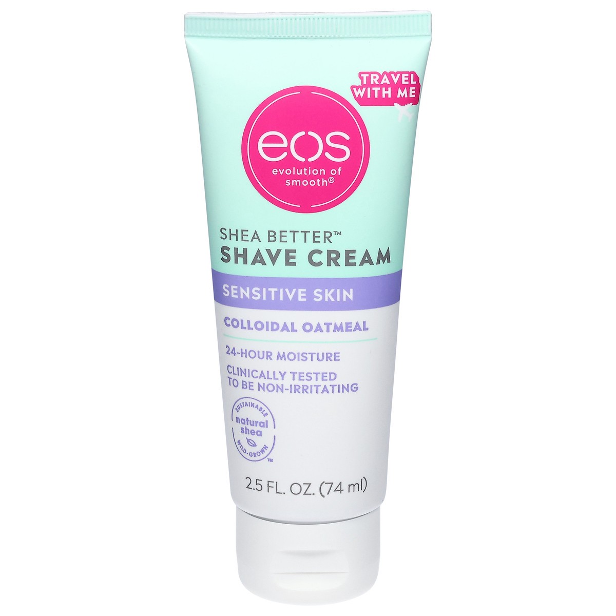 slide 6 of 13, eos Shea Better Sensitive Colloidal Oatmeal Shave Cream 2.5 fl oz, 2.5 oz