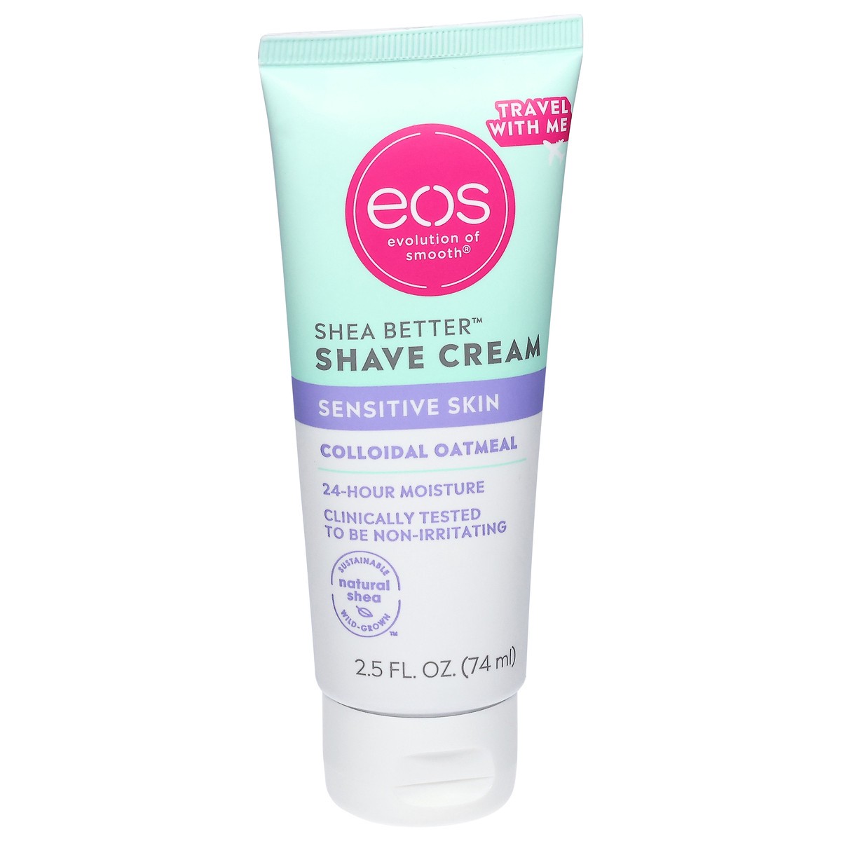 slide 12 of 13, eos Shea Better Sensitive Colloidal Oatmeal Shave Cream 2.5 fl oz, 2.5 oz