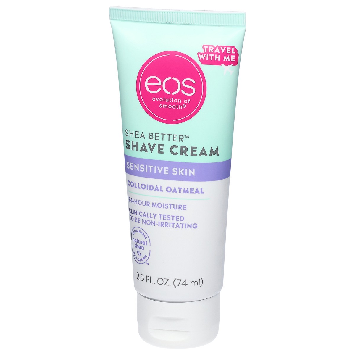 slide 8 of 13, eos Shea Better Sensitive Colloidal Oatmeal Shave Cream 2.5 fl oz, 2.5 oz