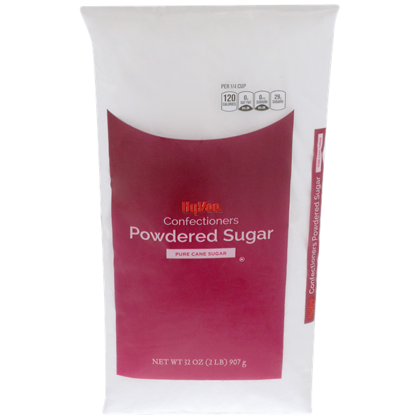 slide 1 of 1, Hy-vee Pure Cane Confectioners Powdered Sugar, 32 oz