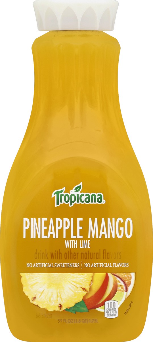 slide 4 of 6, Tropicana Pineapple Mango Drink, 59 fl oz