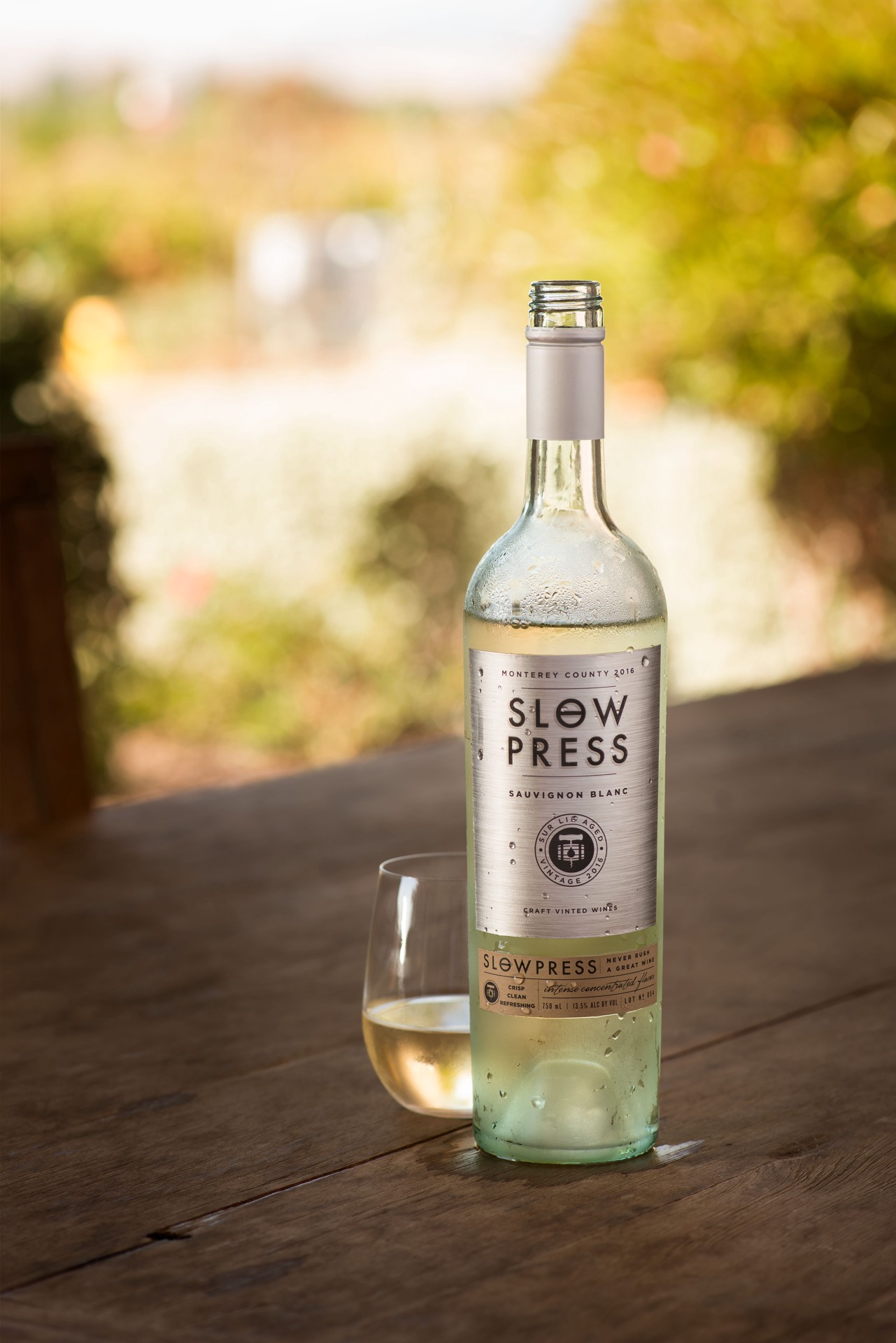 slide 5 of 5, Slow Press Sauvignon Blanc White Wine - 750m, 2016 Monterey County, 750 ml