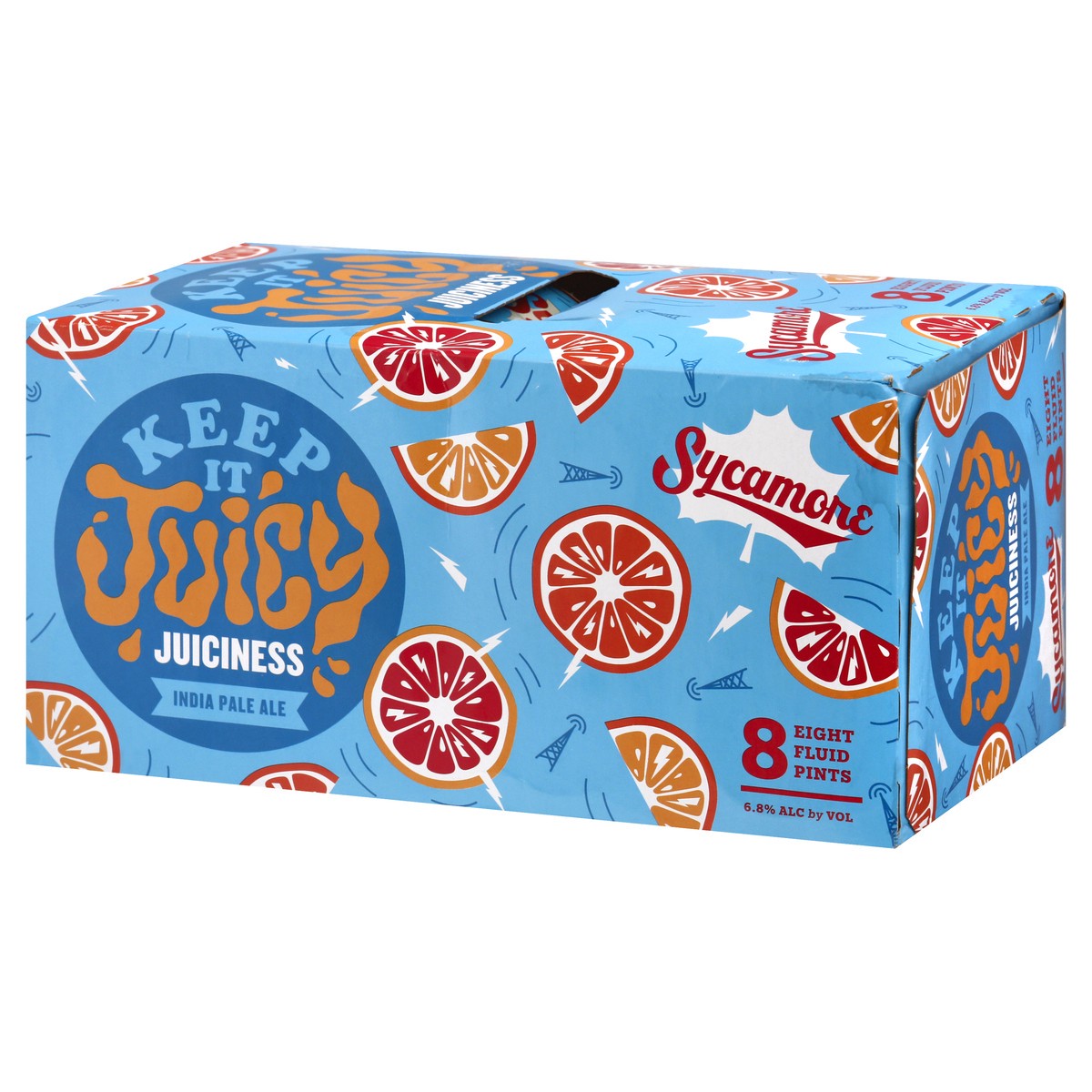 slide 4 of 11, Sycamore Keep It Juicy Juiciness India Pale Ale Beer 8 ea, 8 ct; 16 oz