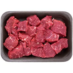 The Save Mart Company Choice Beef Stew Meat Boneless