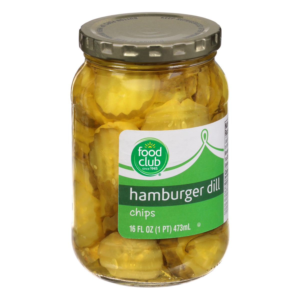 slide 2 of 10, Food Club Hambuger Pickle Chips, 16 oz