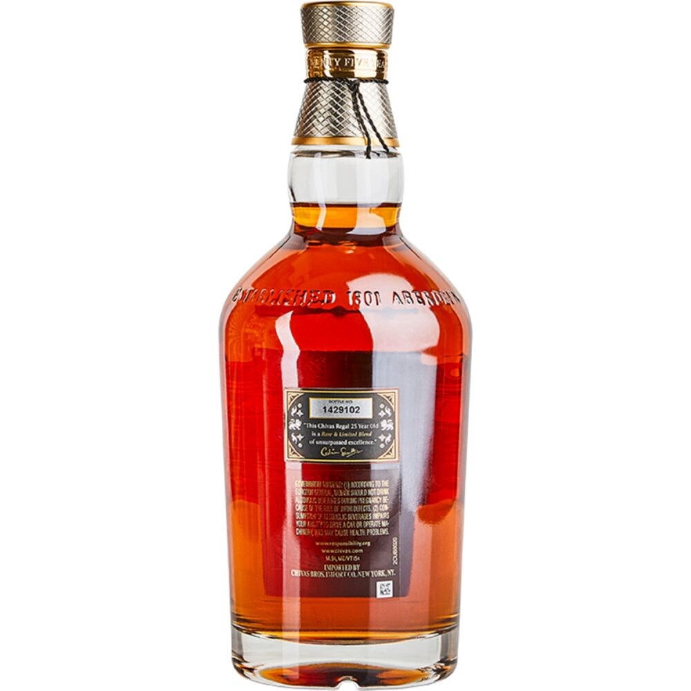 slide 3 of 3, Chivas Regal Blended Scotch Whisky, Aged 25 Years, 750 ml