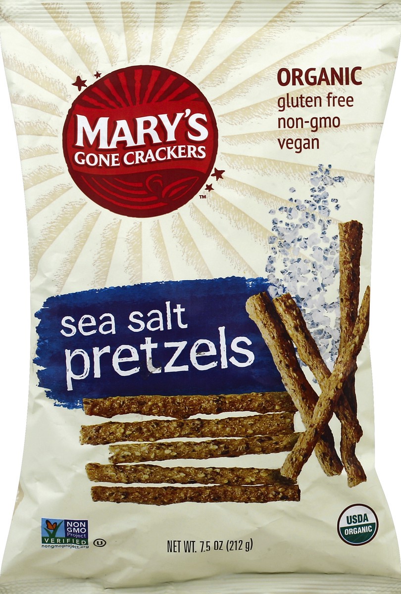 slide 5 of 5, Mary's Gone Crackers Pretzels 7.5 oz, 7.5 oz