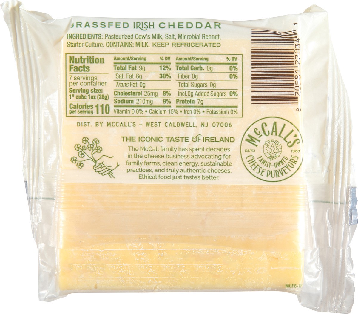 slide 9 of 11, McCall's Cheese, 7 oz