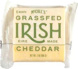 McCall's Cheese, Grassfed, Irish Made, Cheddar
