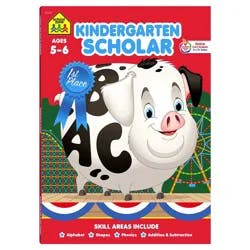 School Zone Kindergarten Scholar Deluxe Workbook