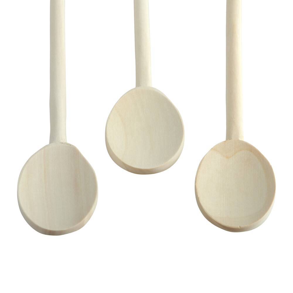 slide 2 of 4, Everyday Living Wooden Spoon Set, 3 ct