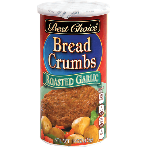 slide 1 of 1, Best Choice Garlic Bread Crumbs, 15 oz